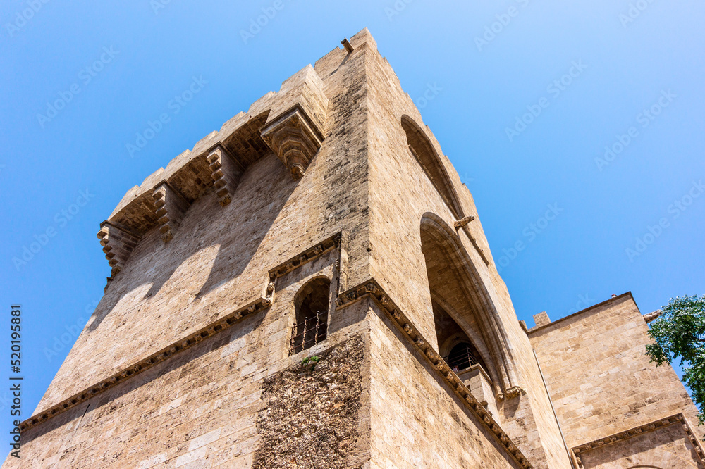 Torres de Serranos in Valencia, Spain Torres de Serranos in Valencia, Spain