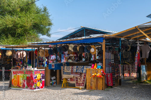 color market on the roads of Georgia