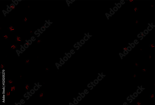 Dark red vector background with straight lines.