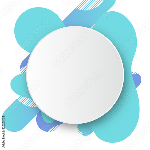 Abstract border, Circle space clipart. Vectors graphic organic background. layer, wave, presentation, flyer, brochure, trendy, curve.
