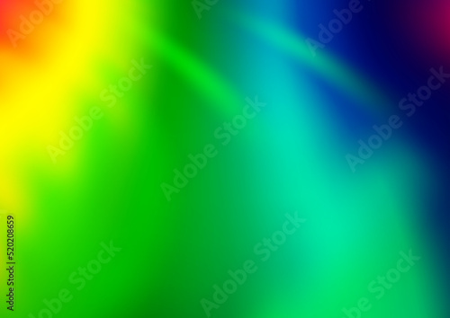 Light Multicolor  Rainbow vector blurred shine abstract pattern.