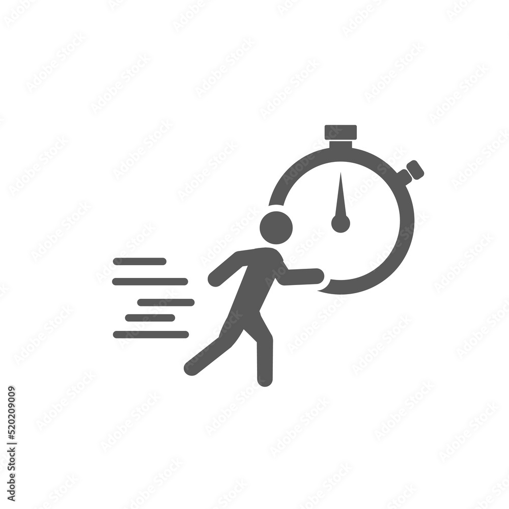 vector running sport icon, speed running, simple flat design. vector running sport icon, speed running, simple flat design.