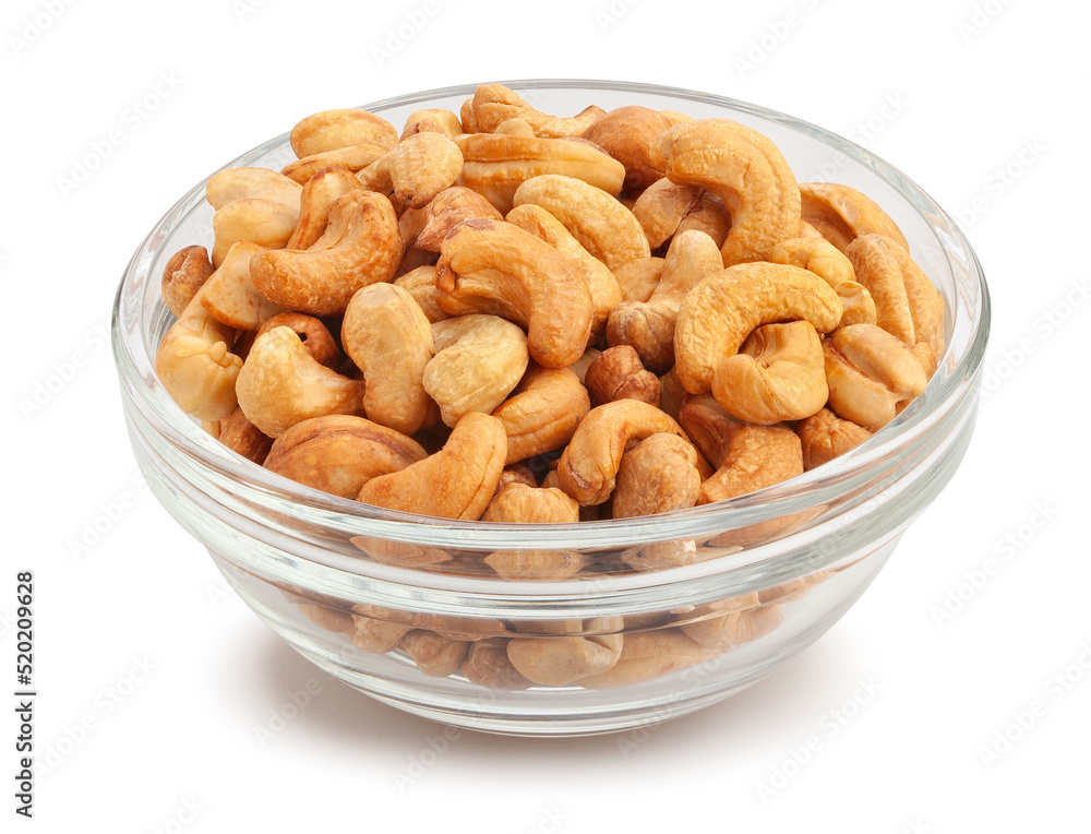 cashew path isolated on white cashew path isolated on white