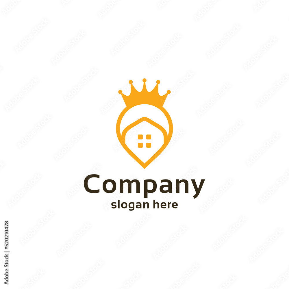 King's house location logo design inspiration King's house location logo design inspiration