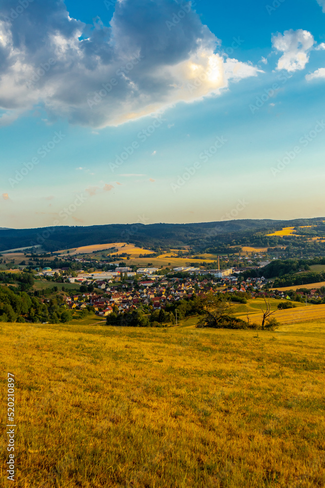 Kleine Sommer Fahrradtour durch die schöne Natur rund um Schmalkalden - Thüringen - Deutschland