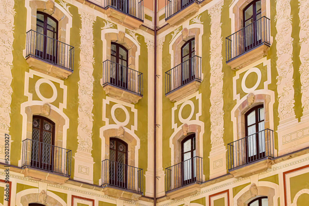 La geometría de una fachada