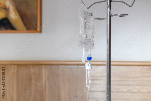 fluid drop and medical intravenous drip photo