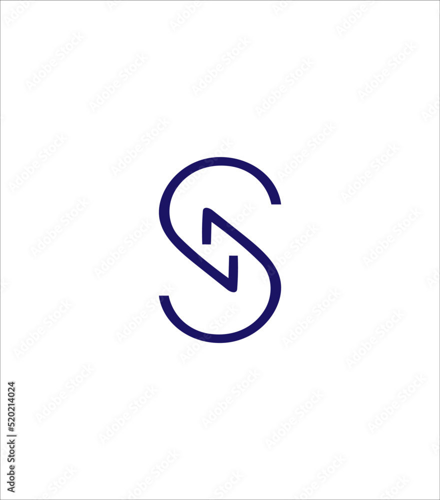 abstract initial letter S shaped map location monogram logo icon abstract initial letter S shaped map location monogram logo icon