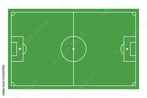 Soccer field vector background. Football field.