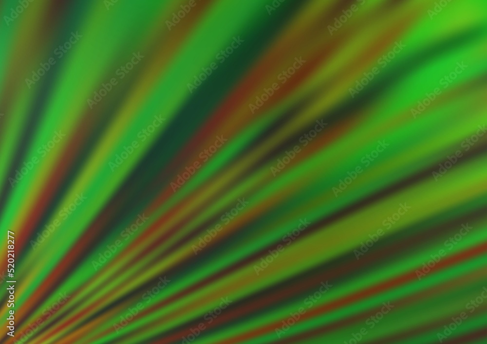 Obraz premium Light Green vector modern bokeh pattern.