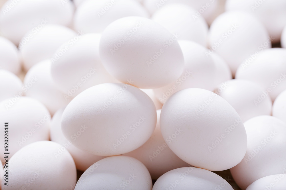 White eggs as background White eggs as background