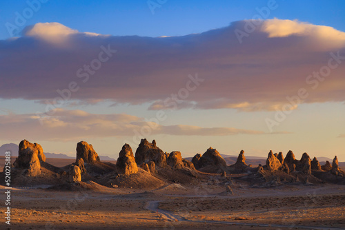 Sunset at Trona Pinnacles