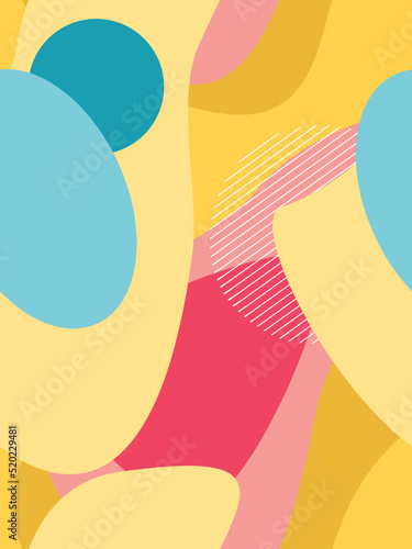 Abstract seamless geometric pattern. Modern vector template for banner, cover, print, promotion, sale, greeting, web, page, header, landing, social media