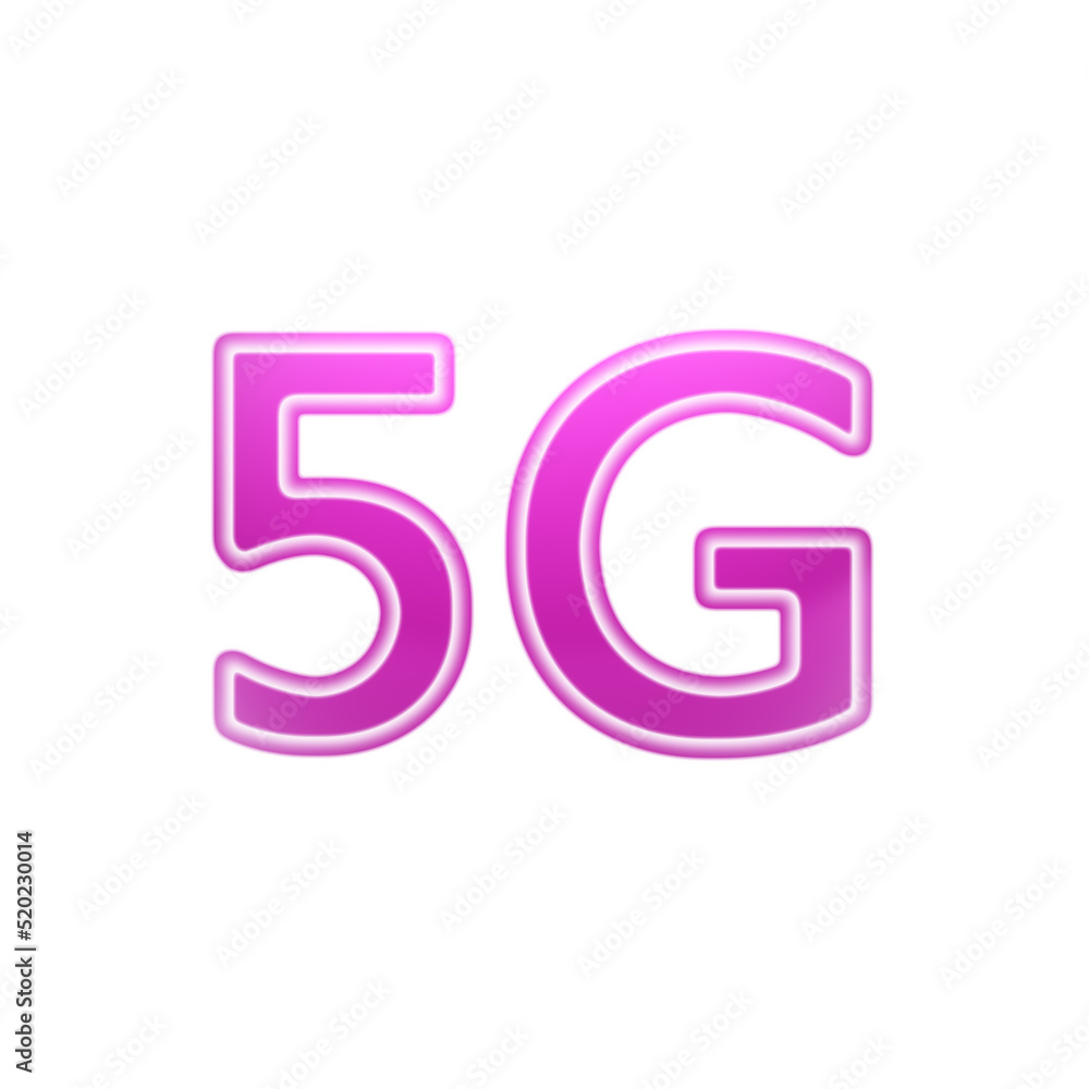 The fifth generation of broadband cellular network technology. Illustration. The fifth generation of broadband cellular network technology. Illustration.