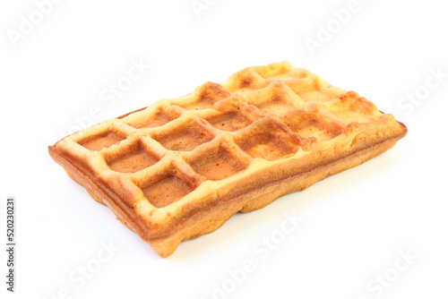 The waffle is corrugated. Ready, sweet, fried in a waffle iron dessert. Delicious breakfast for tea in the morning.