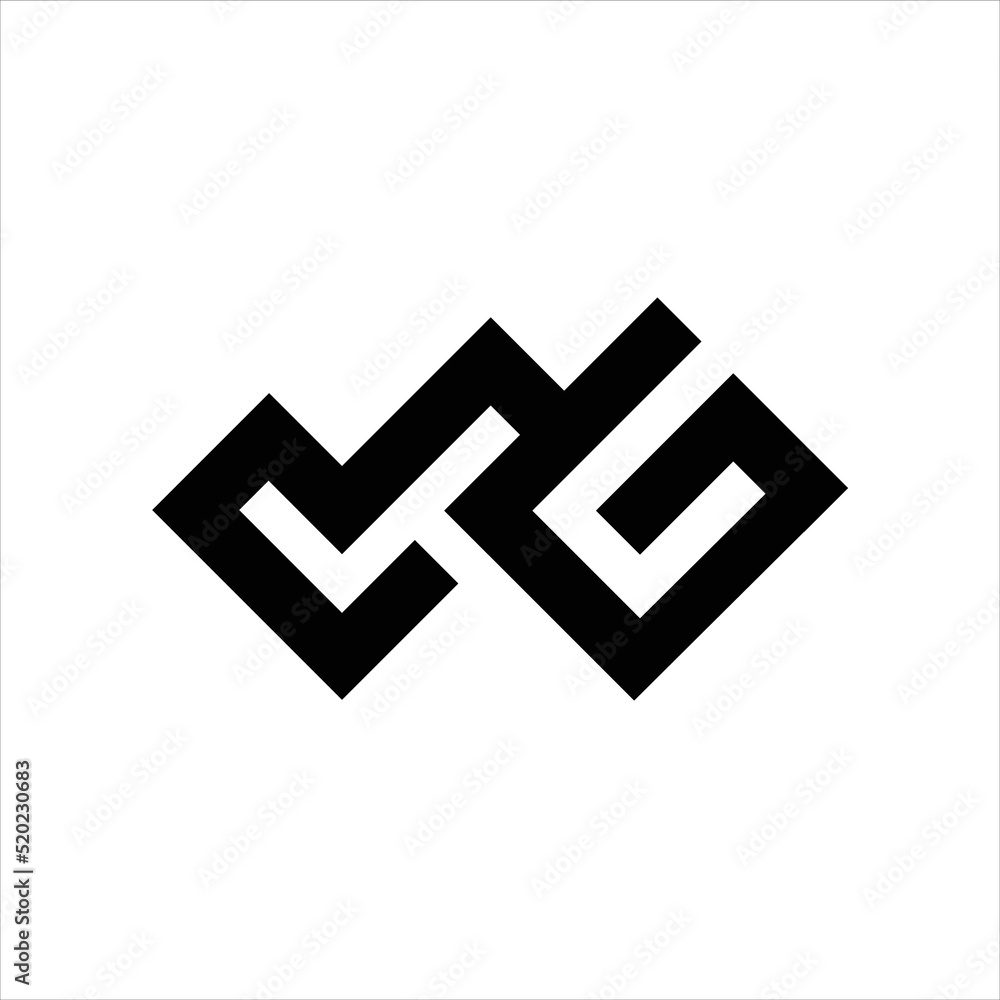 Vector Creative Abstract Initial Letter W and G Logo Design Symbol Icon Template Illustrations Vector Creative Abstract Initial Letter W and G Logo Design Symbol Icon Template Illustrations