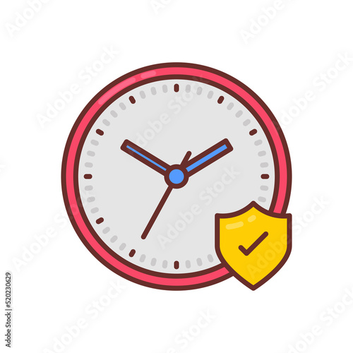 Reliability icon in vector. Logotype