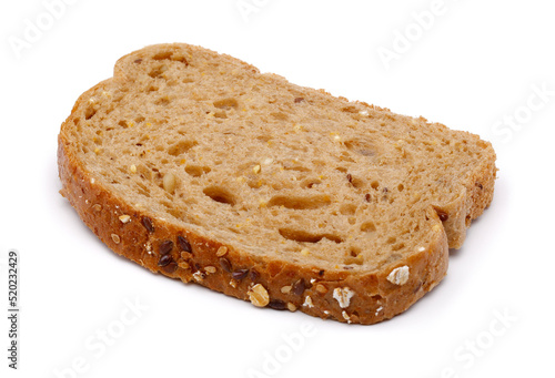 Print op canvas sliced bread isolated on white