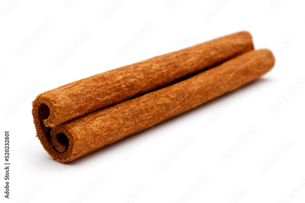 cinnamon sticks isolated on white cinnamon sticks isolated on white
