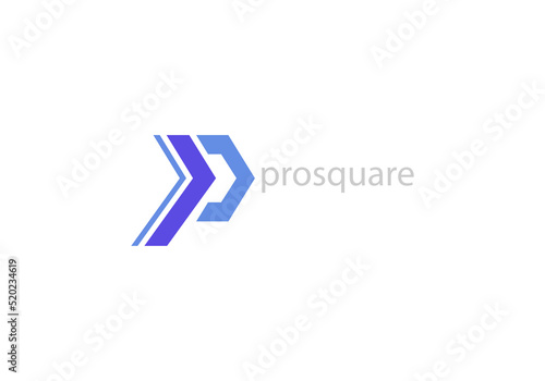 Wallpaper Mural abstract, alphabet or letter P logo concept, hand-drawn abstract, creative vector logo for any business.Letter P Logo. P Letter Design, brand identity, Torontodigital.ca