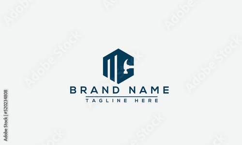Logo design letter CM . Elegant modern. Vector template.