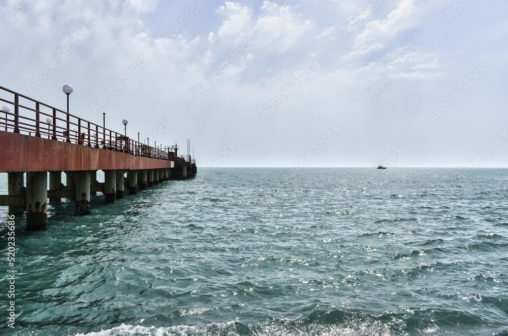 pier in the sea