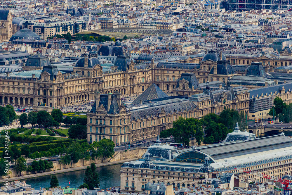 view from eiffel tower