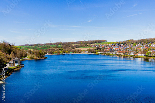Fototapeta Naklejka Na Ścianę i Meble -  view of the river and the town