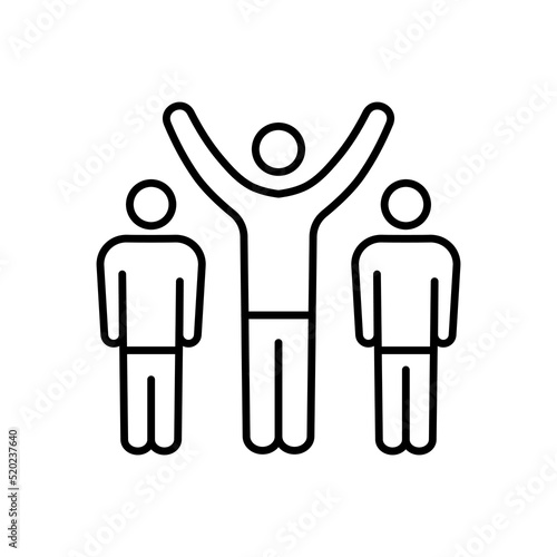 Business Leader icon in vector. Logotype