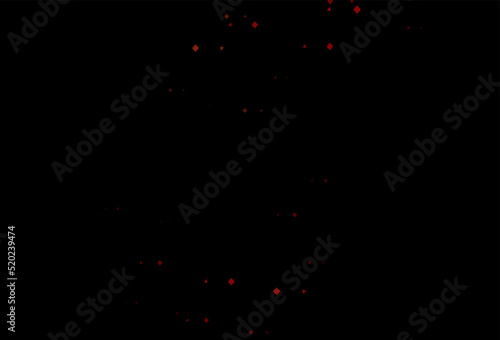Dark red vector texture in poly style with circles, cubes.