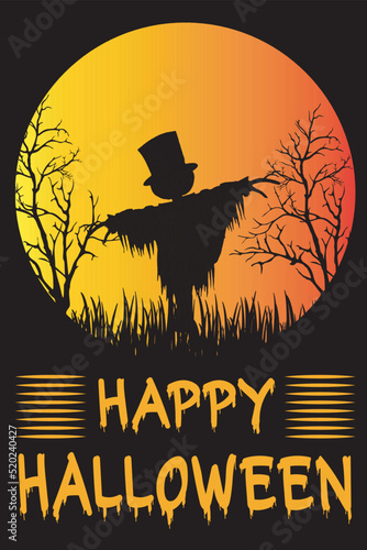 Halloween t-shirt design