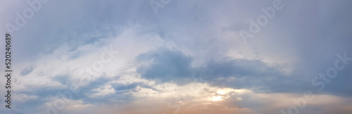 Fresh romantic sky clouds texture background