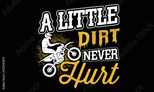 Dirt Bike T-shirt Design lovers