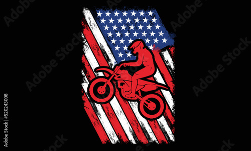 Dirt Bike T-shirt Design lovers