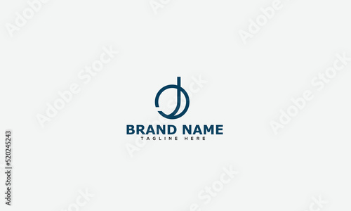 Logo design letter JO . Elegant modern. Vector template.