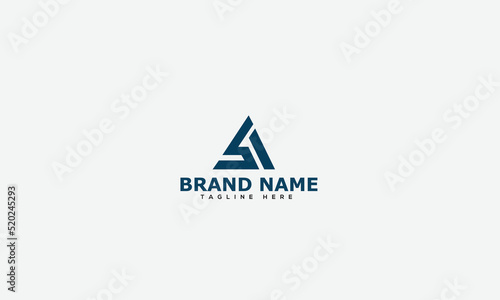 Logo design letter SI . Elegant modern. Vector template.