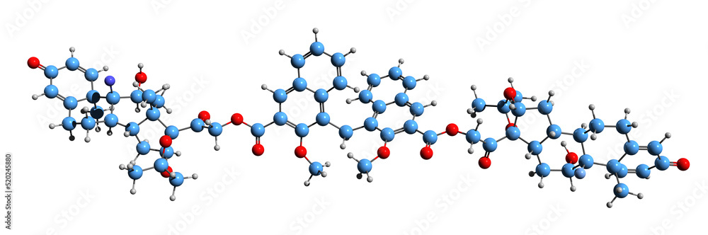 3D image of Flupamesone skeletal formula - molecular chemical structure of synthetic glucocorticoid corticosteroid isolated on white background
3D image of Flupamesone skeletal formula - molecular chemical structure of synthetic glucocorticoid corticosteroid isolated on white background