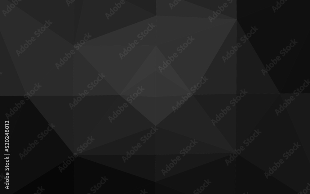 Dark Silver, Gray vector abstract mosaic backdrop.