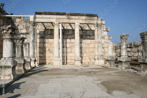 Remains of the 4th-century synagogue, Caperaum, Israel 