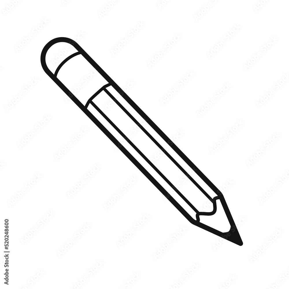 Pencil icon, edit icon vector for web, computer and mobile app. Pencil icon, edit icon vector for web, computer and mobile app.