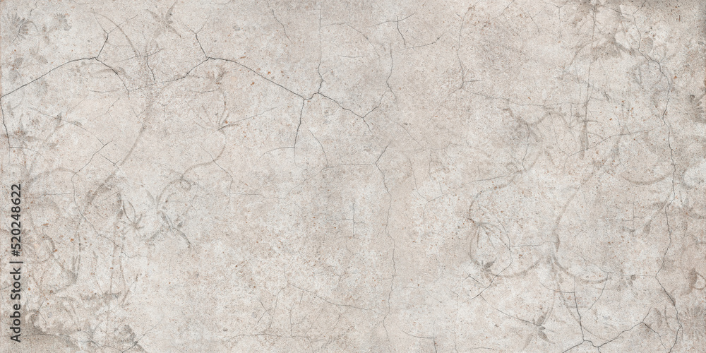 Obraz premium cement background with beige fossil pattern