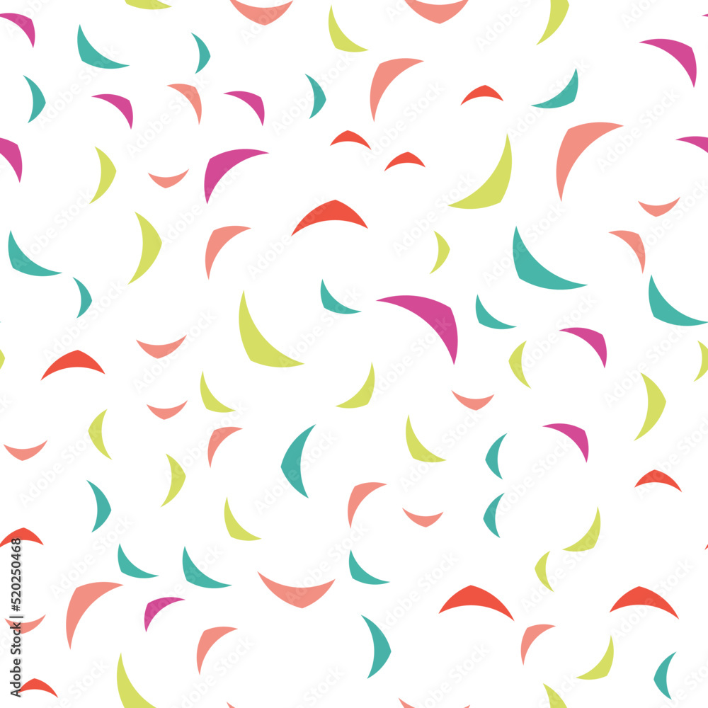 Abstract pattern with figures. Seamless background with creative repeating print for textiles. Texture design with geometric shapes, figures.Color flat graphic illustration for fabric Abstract pattern with figures. Seamless background with creative repeating print for textiles. Texture design with geometric shapes, figures.Color flat graphic illustration for fabric