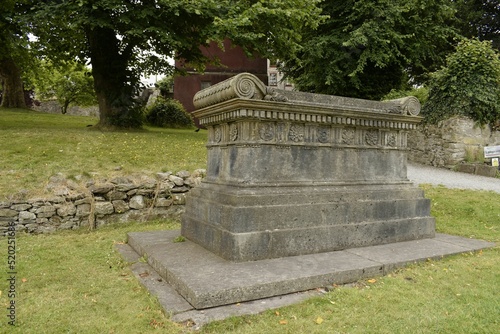 old stone tomb