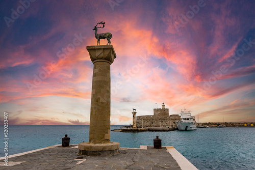 The Gate of Marina in Rhodes Island