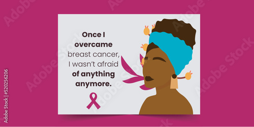 Once I overcame breast cancer I was not afraid of anything - Breast Cancer Card for African Women