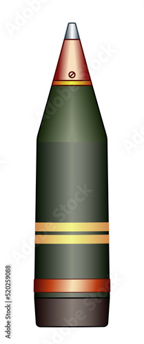 Artillery shell illustration