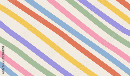 Colorful line pattern background vector design template