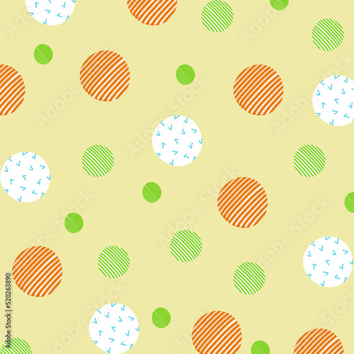 Cute multicolored bubbles pattern background decorative design in abstract for poster, banner of website and etc.