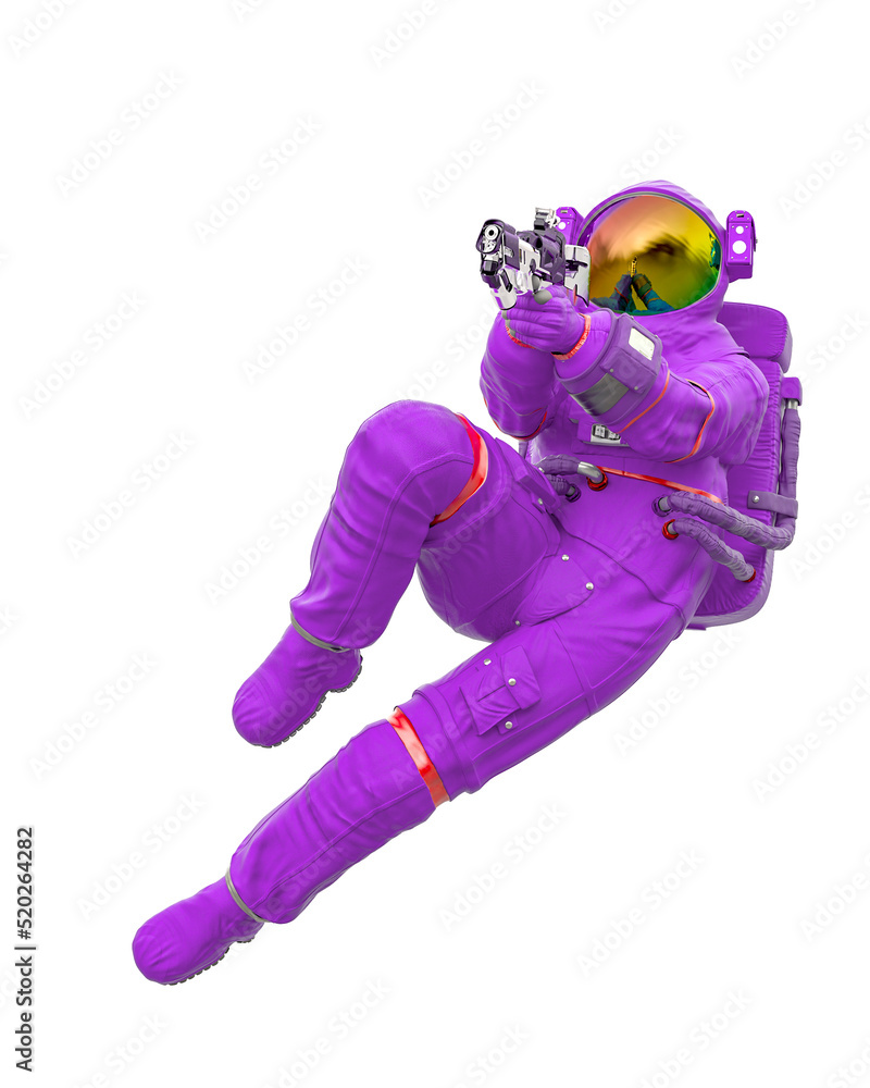 astronaut is jumping and shooting astronaut is jumping and shooting