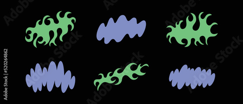 Vector abstract futuristic modern neo gothic backgrounds, prints, posters, packaging templates posts, stories for social media